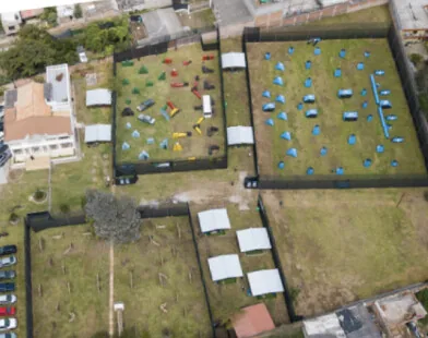 Instalaciones al aire libre de QuitoPaintball en Puembo